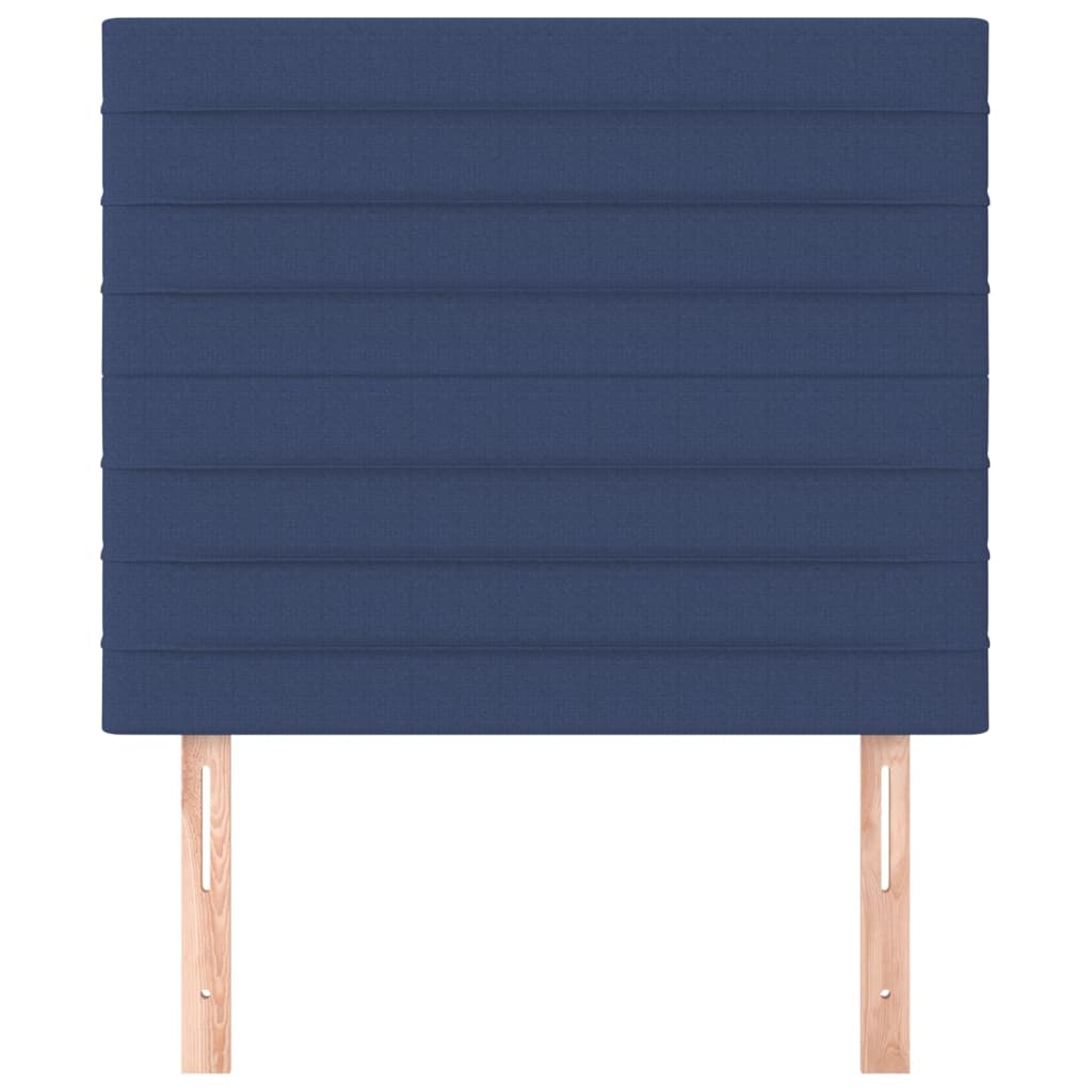 Uzglavlje plavo 100x5x118/128 cm tkanina