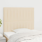 Uzglavlje krem boje 100x5x118/128 cm tkanina