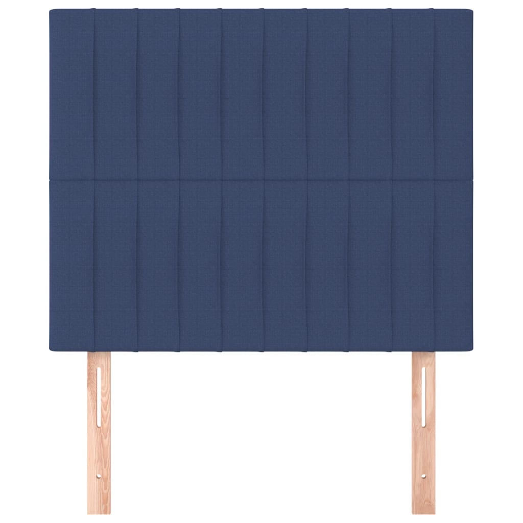 Uzglavlje plavo 100x5x118/128 cm tkanina