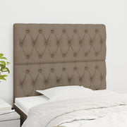 Uzglavlje boje taupe 90x7x118/128 cm tkanina