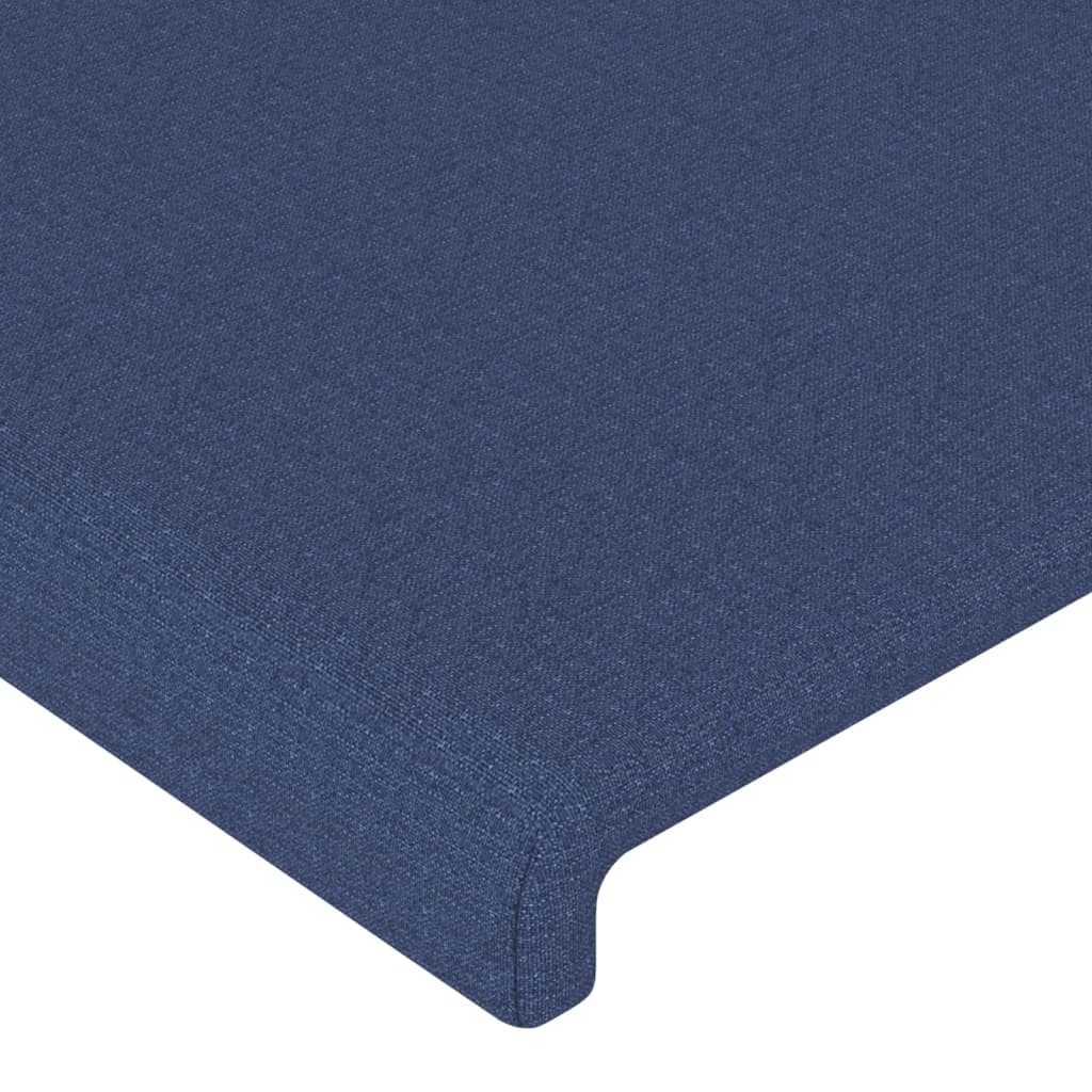 Uzglavlje s ušima plavo 83x23x78/88 cm od tkanine