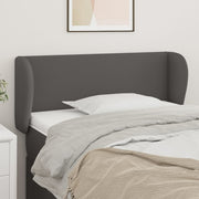 Uzglavlje s ušima sivo 93x23x78/88 cm od umjetne kože