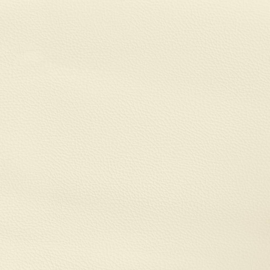Uzglavlje s ušima krem 103x23x78/88 cm od od umjetne kože