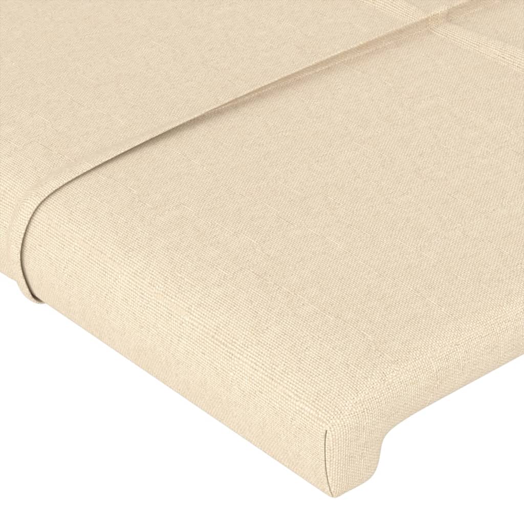 Uzglavlje s ušima krem 83x23x78/88 cm od tkanine