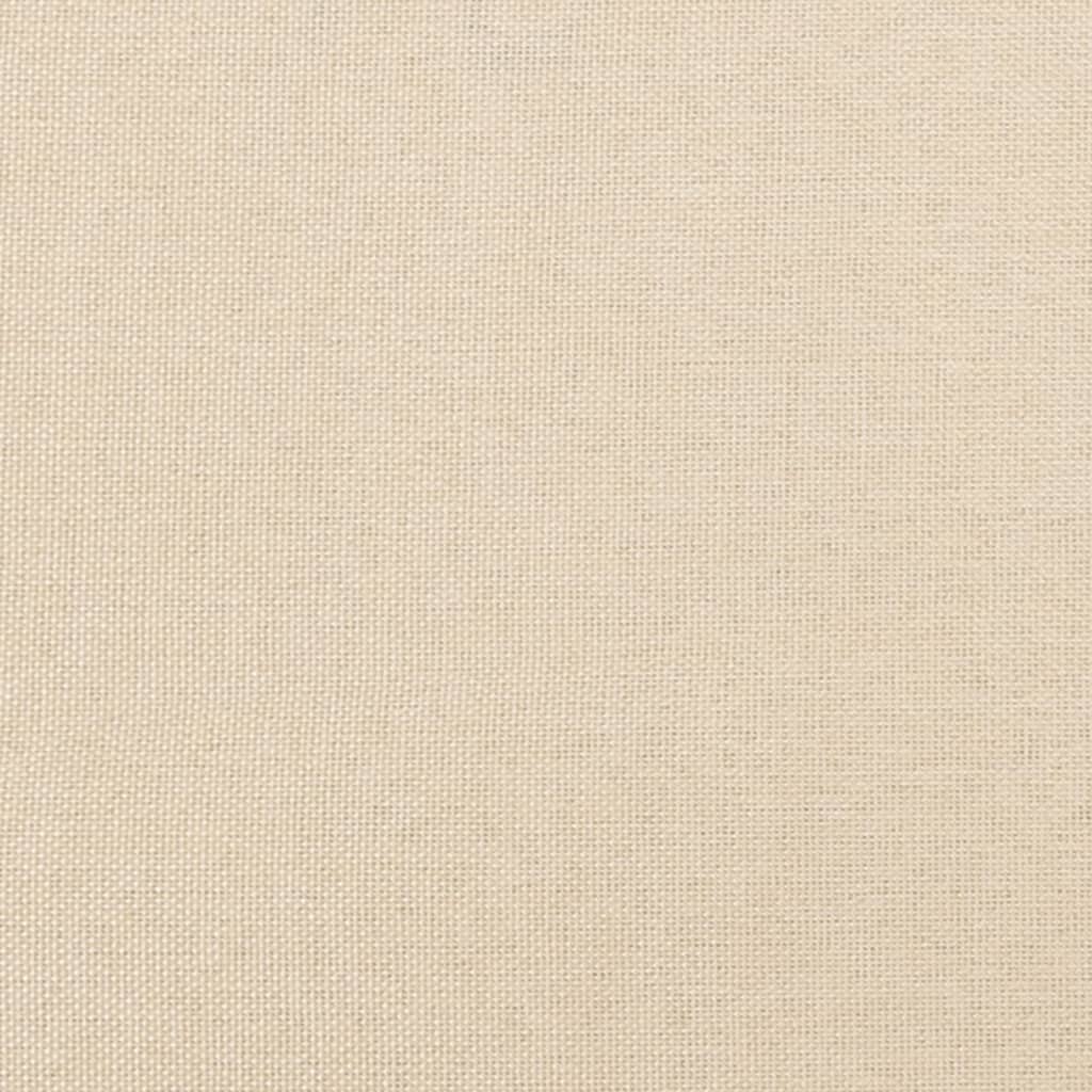 Uzglavlje s ušima krem 83x23x78/88 cm od tkanine