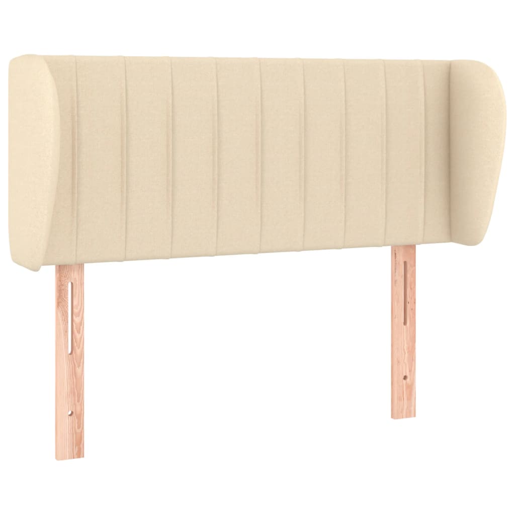 Uzglavlje s ušima krem 93x23x78/88 cm od tkanine