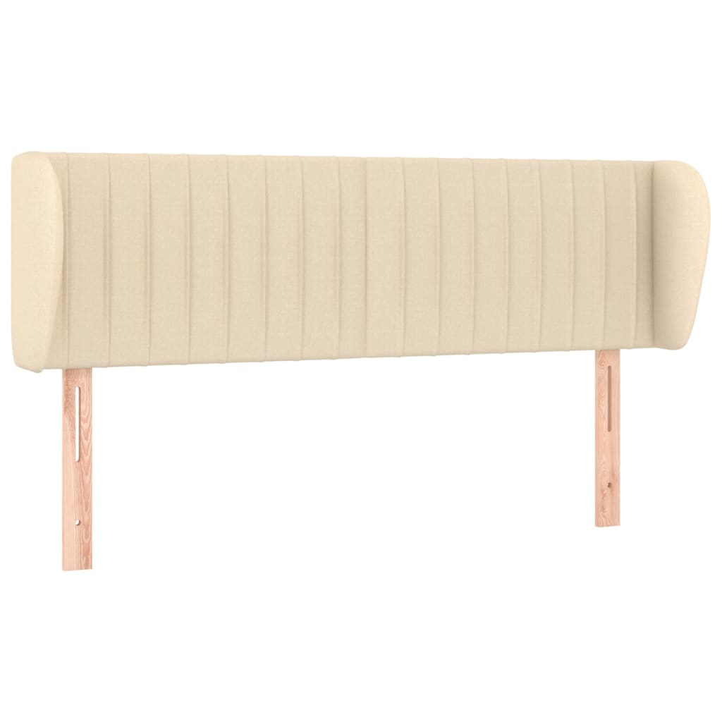 Uzglavlje s ušima krem 147x23x78/88 cm od tkanine