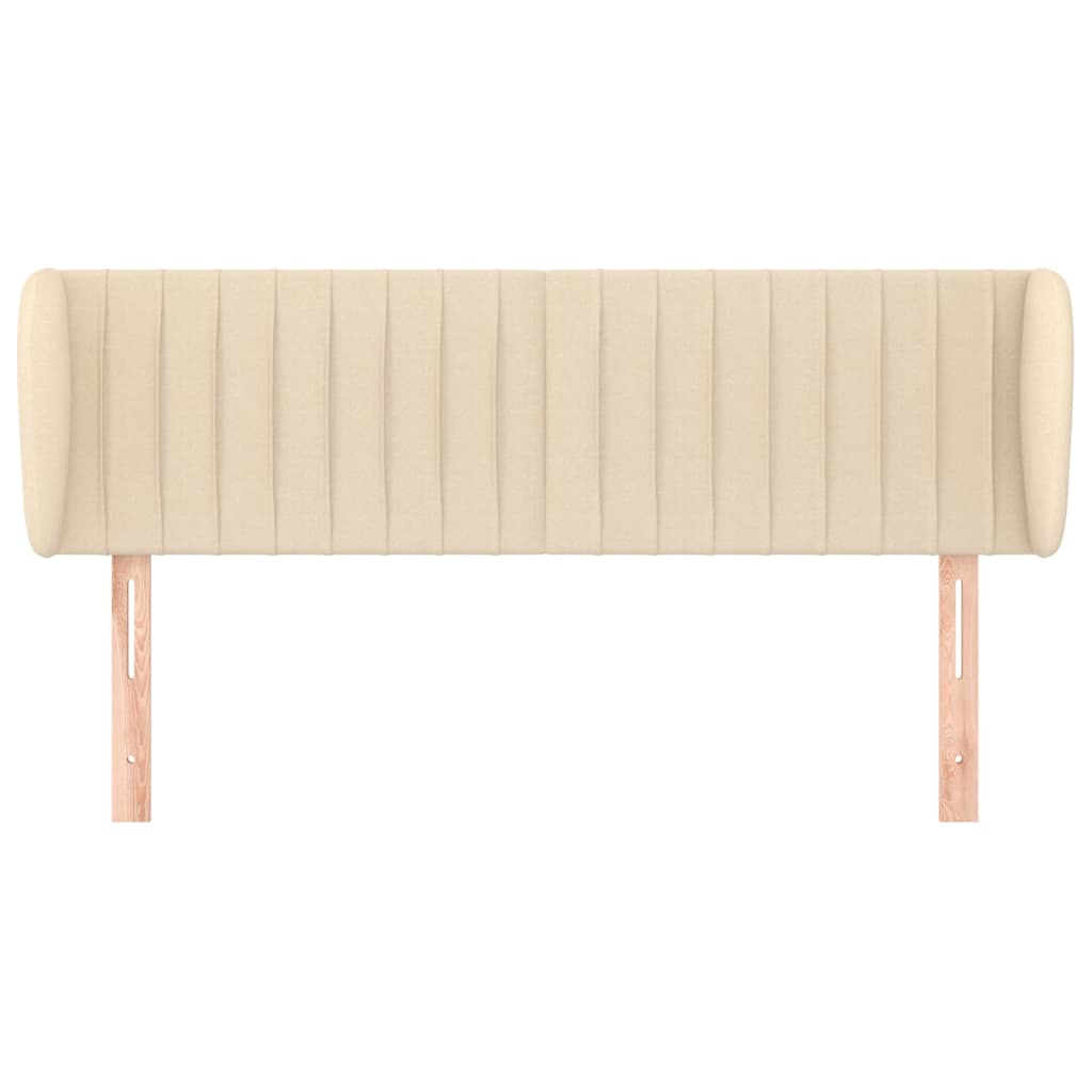 Uzglavlje s ušima krem 147x23x78/88 cm od tkanine