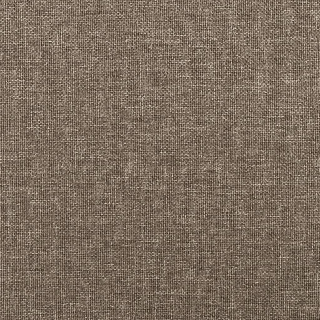 Uzglavlje s ušima smeđesivo 183x23x118/128 cm od tkanine