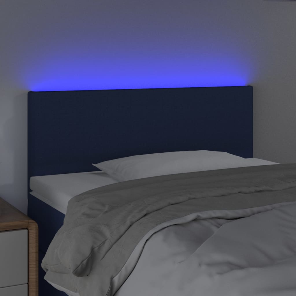 LED uzglavlje plavo 90x5x78/88 cm od tkanine