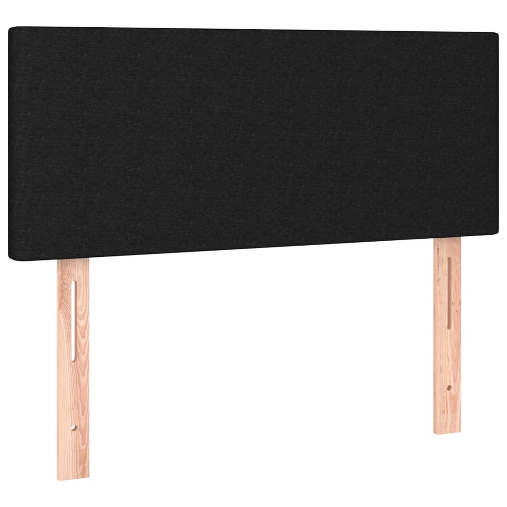 LED uzglavlje crno 100x5x78/88 cm od tkanine