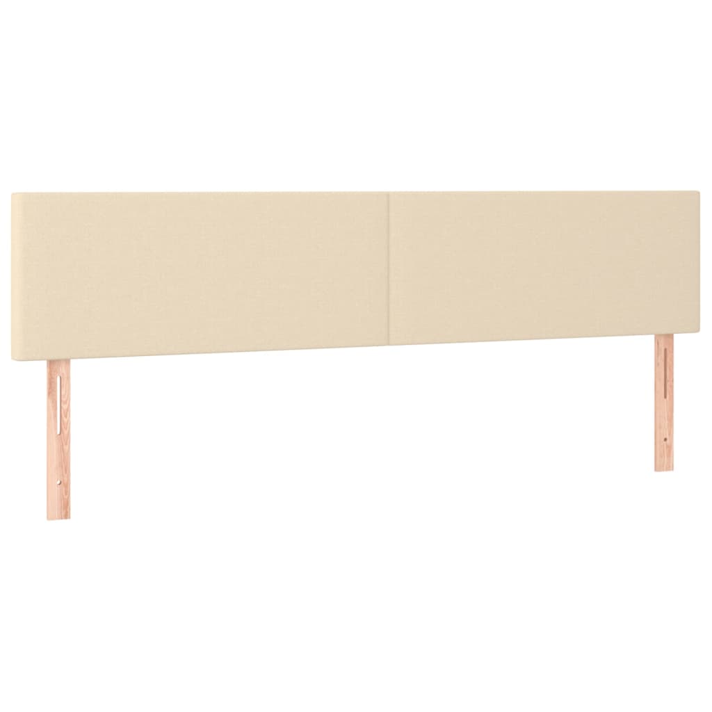 LED uzglavlje krem 180x5x78/88 cm od tkanine