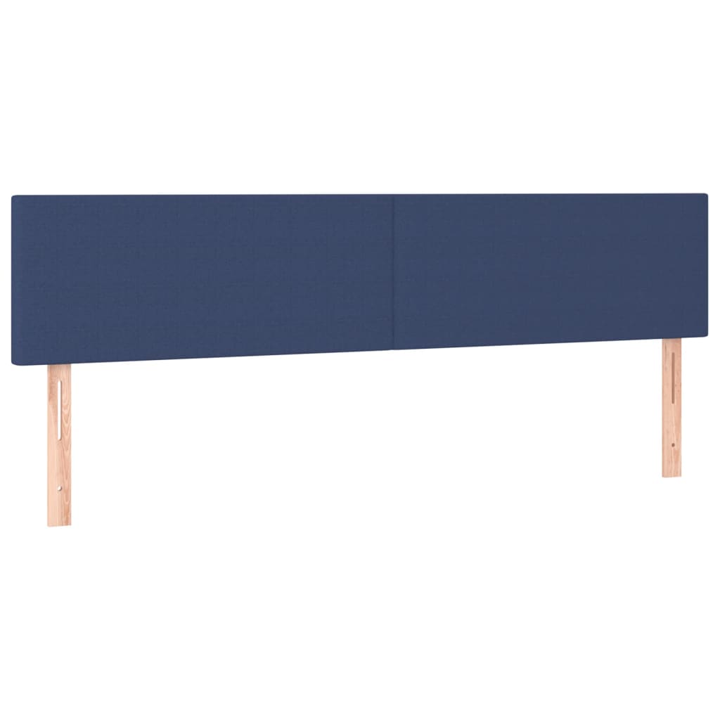 LED uzglavlje plavo 180x5x78/88 cm od tkanine