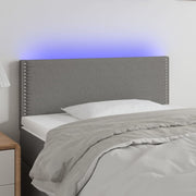 LED uzglavlje tamnosivo 90x5x78/88 cm od tkanine