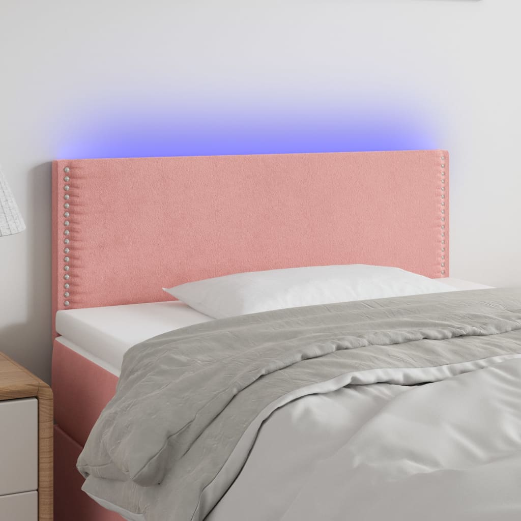LED uzglavlje baršunasto