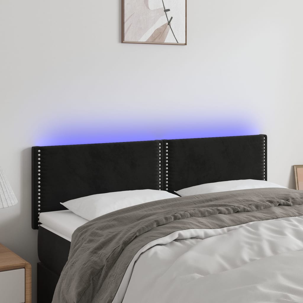 LED uzglavlje baršunasto