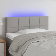 LED uzglavlje svjetlosivo 80 x 5 x 78/88 cm od tkanine