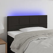 LED uzglavlje smeđesivo od tkanine