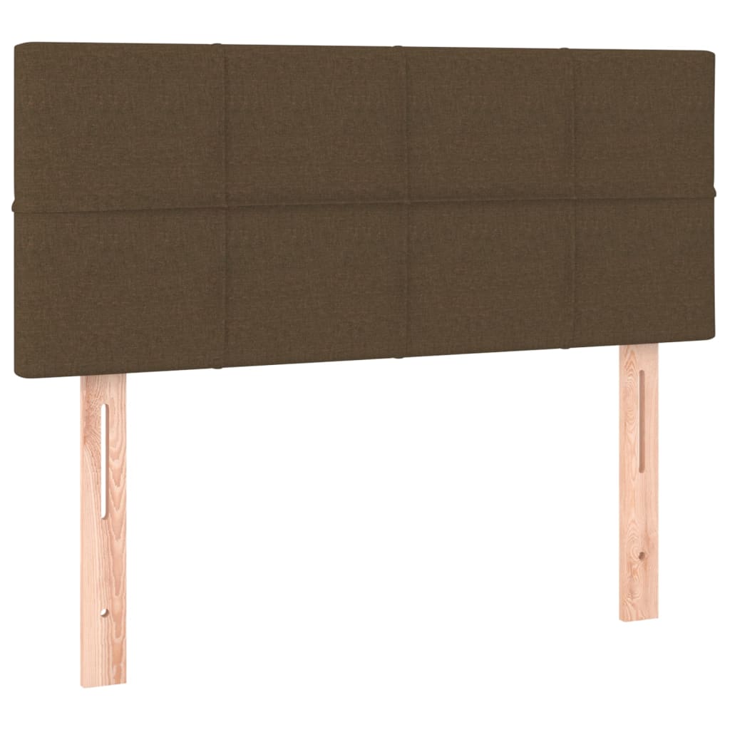 LED uzglavlje tamnosmeđe 90x5x78/88 cm od tkanine