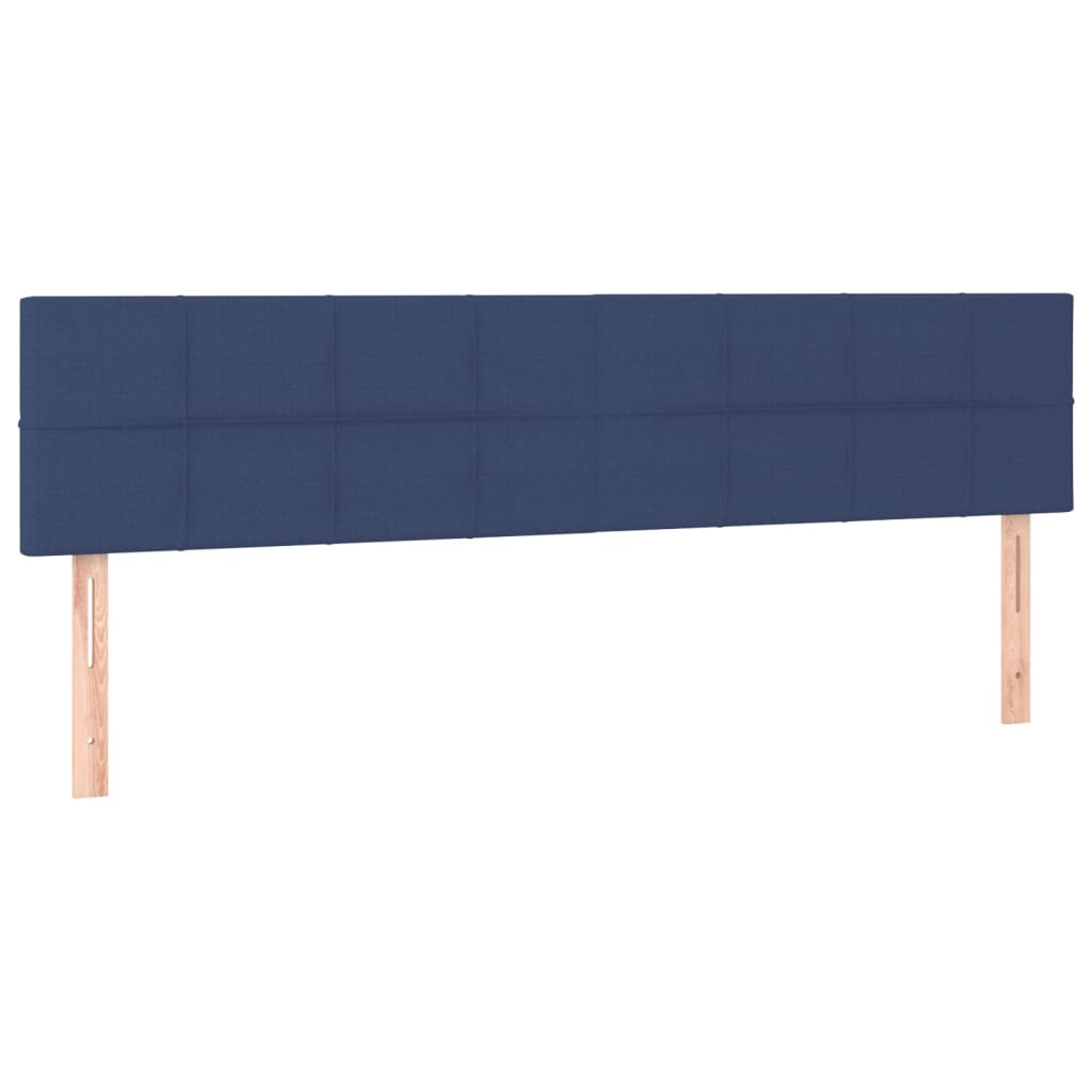 LED uzglavlje plavo 160x5x78/88 cm od tkanine