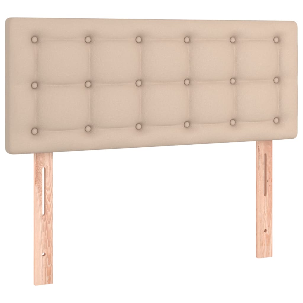 LED uzglavlje boja cappuccina 90 x 5 x 78/88 cm od umjetne kože