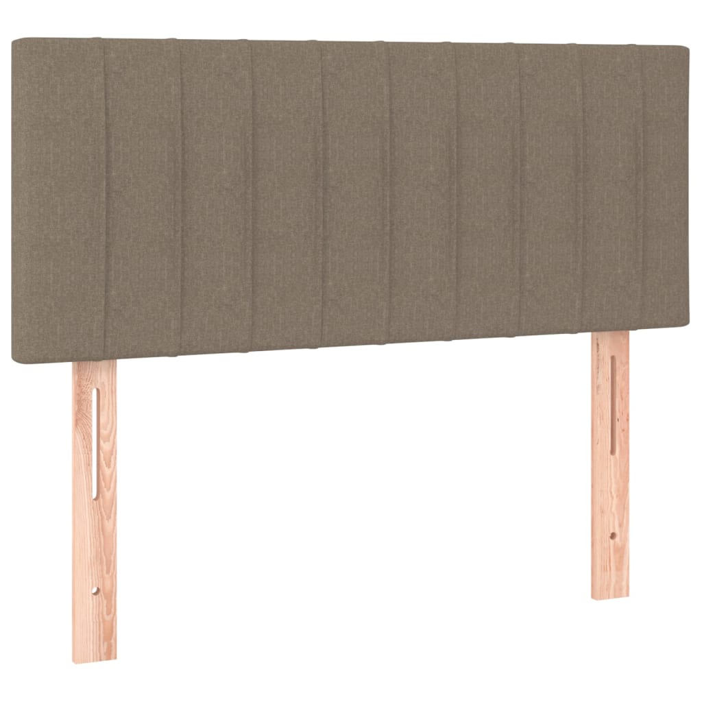 LED uzglavlje smeđesivo 80 x 5 x 78/88 cm od tkanine