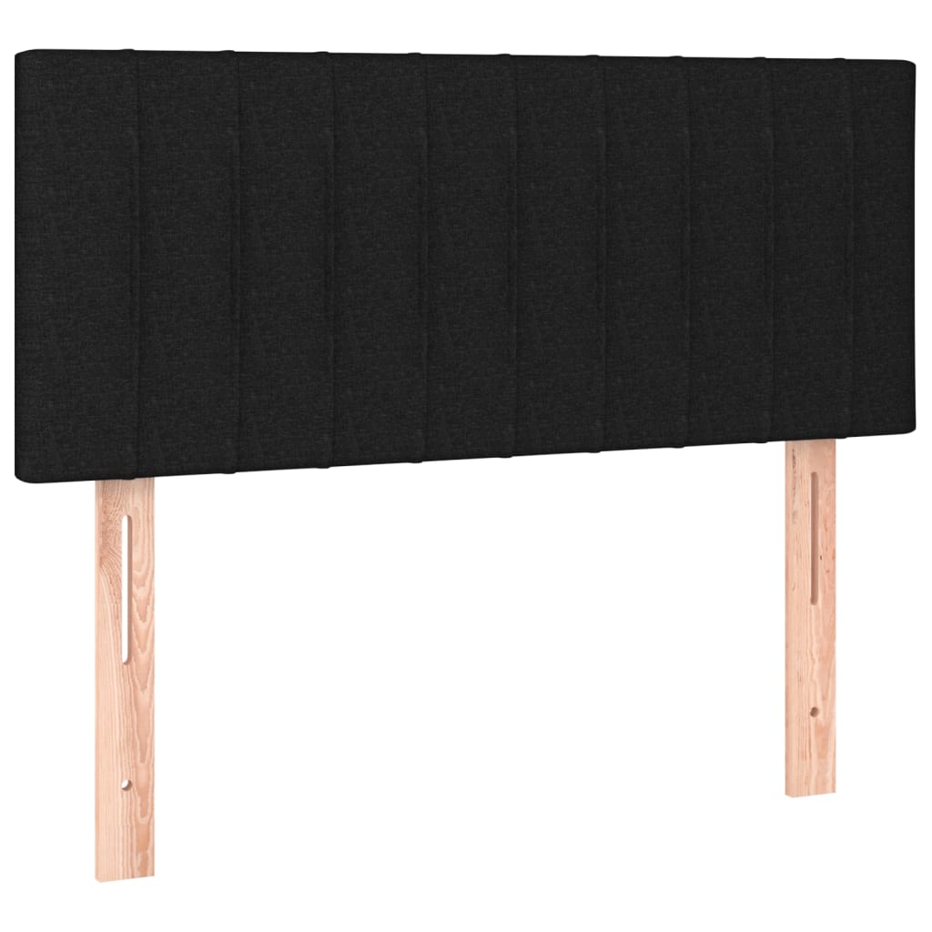 LED uzglavlje crno 90x5x78/88 cm od tkanine