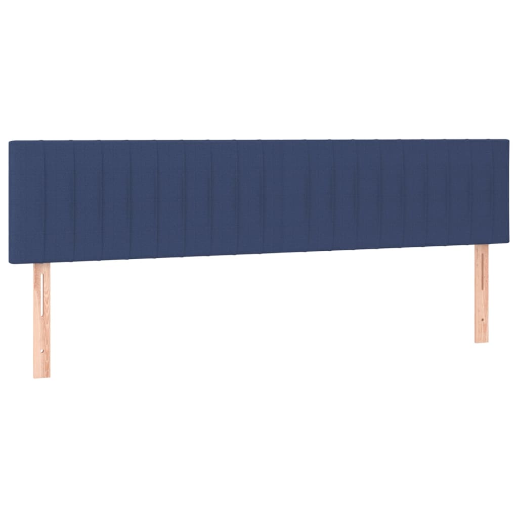 LED uzglavlje plavo 200x5x78/88 cm od tkanine