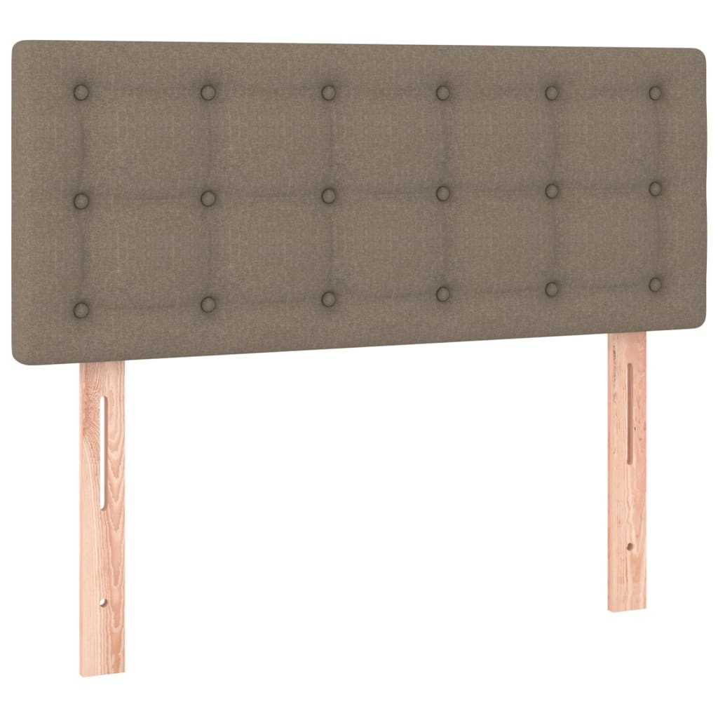 LED uzglavlje smeđesivo 80 x 5 x 78/88 cm od tkanine