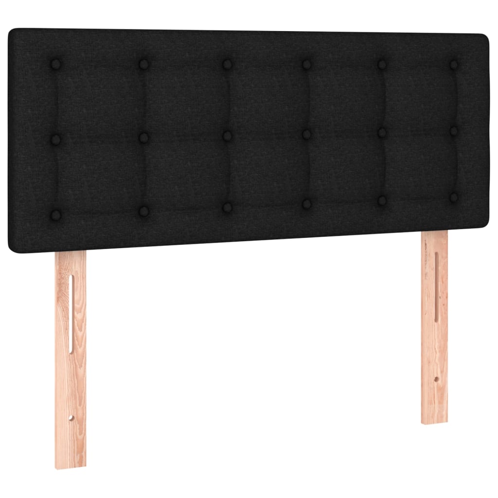 LED uzglavlje crno 100x5x78/88 cm od tkanine