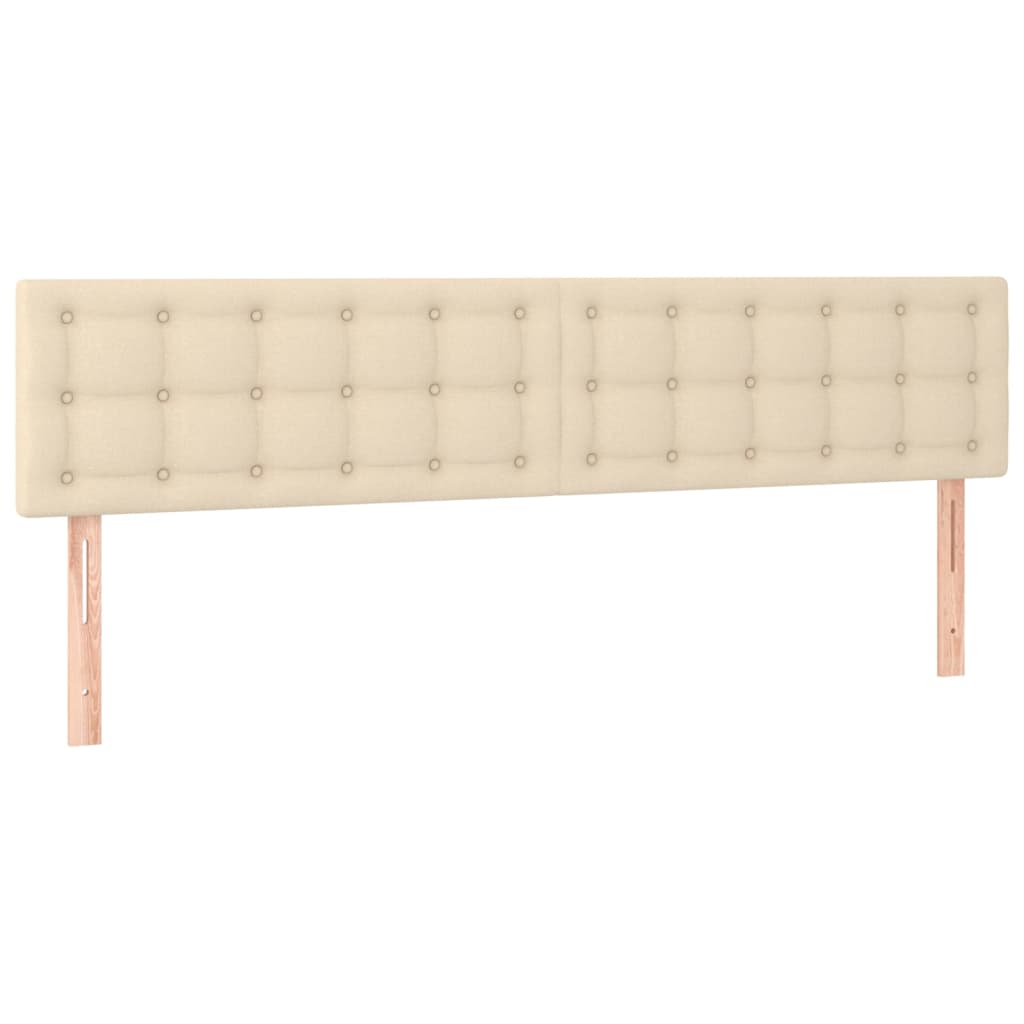 LED uzglavlje krem 180x5x78/88 cm od tkanine