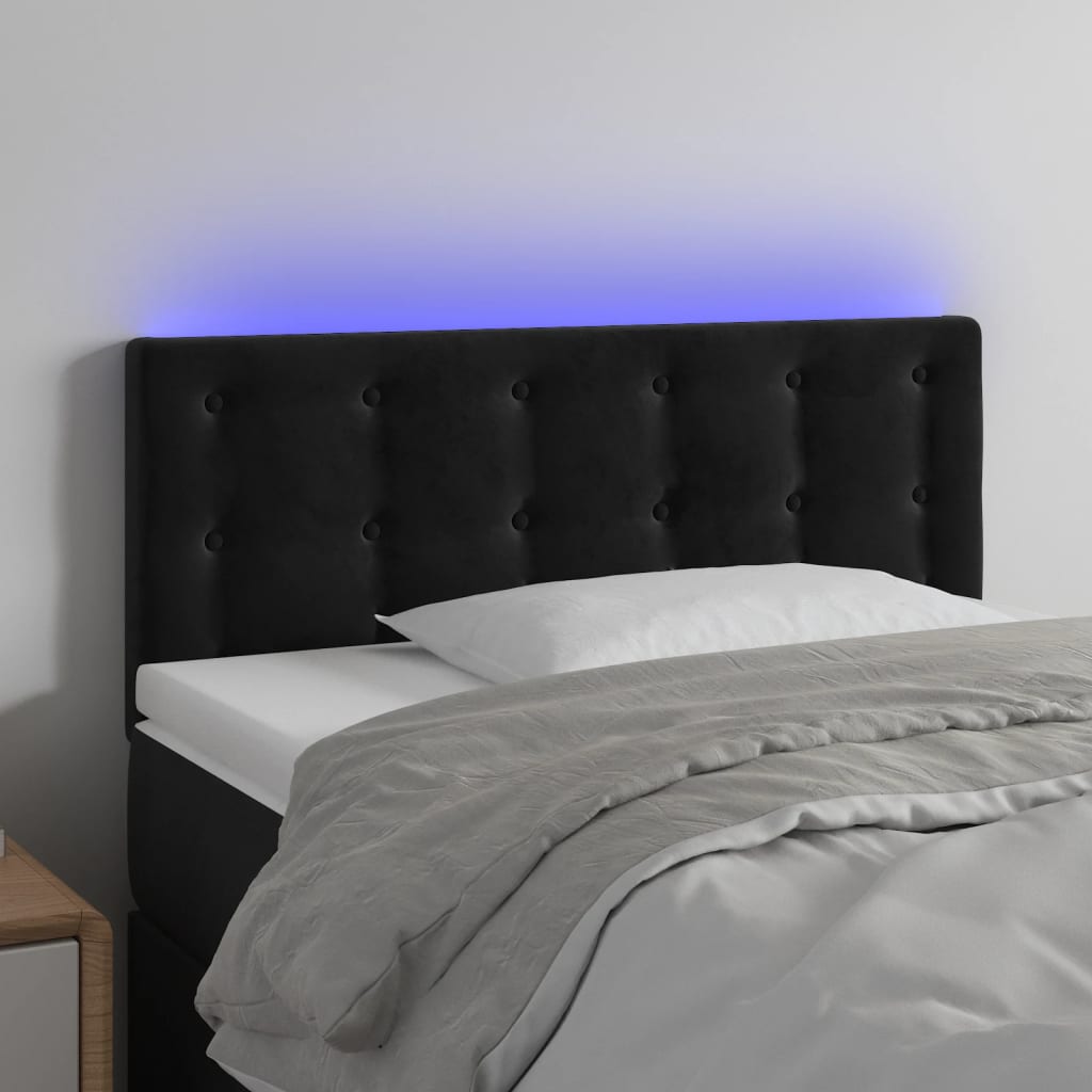 LED uzglavlje baršunasto