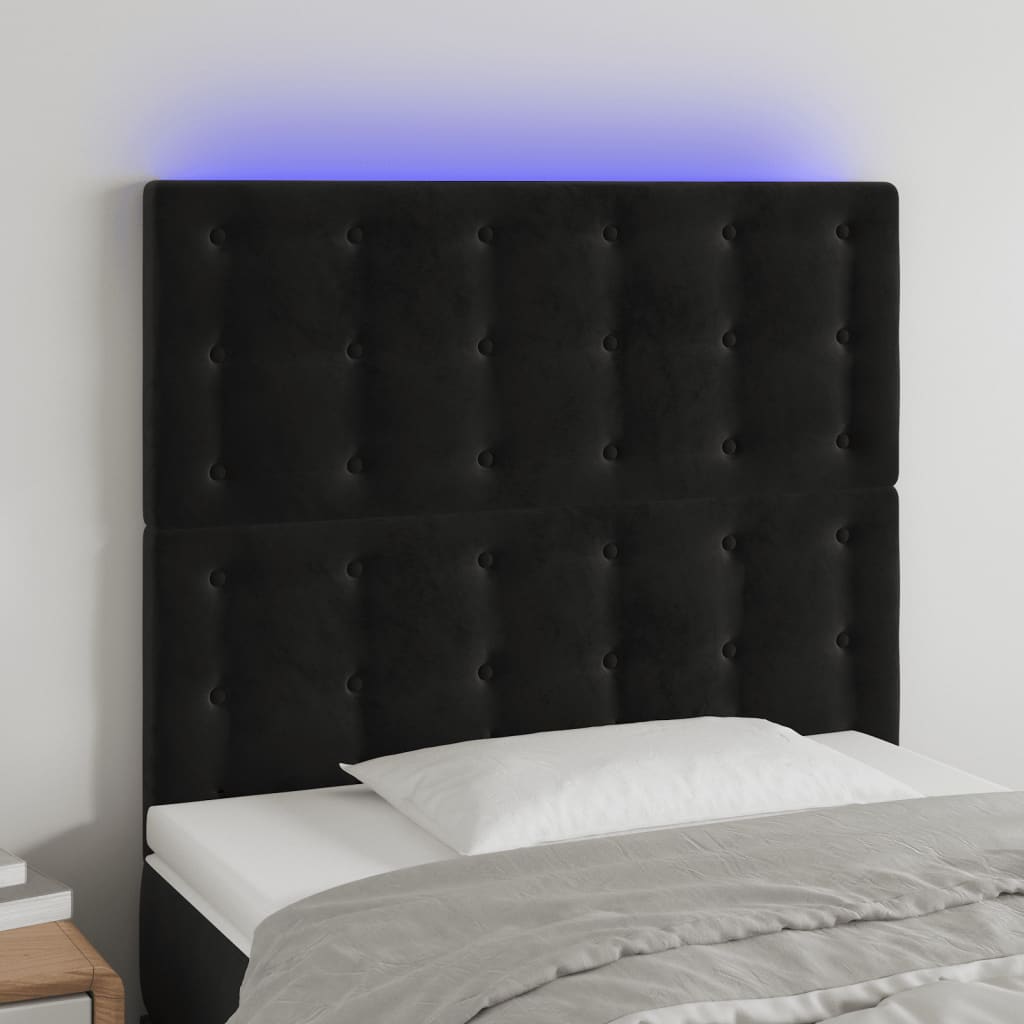 LED uzglavlje baršunasto