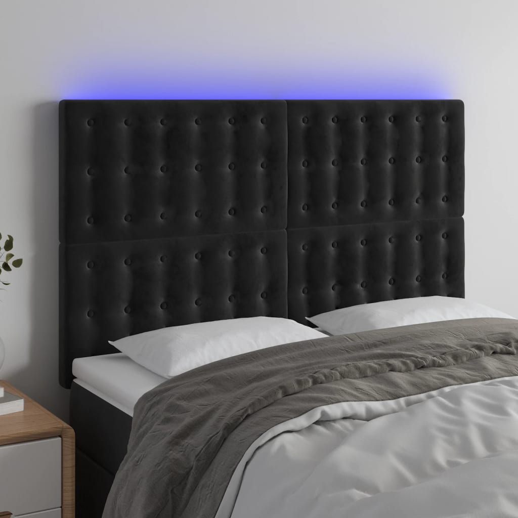 LED uzglavlje baršunasto