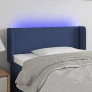 LED uzglavlje plavo 83x16x78/88 cm od tkanine