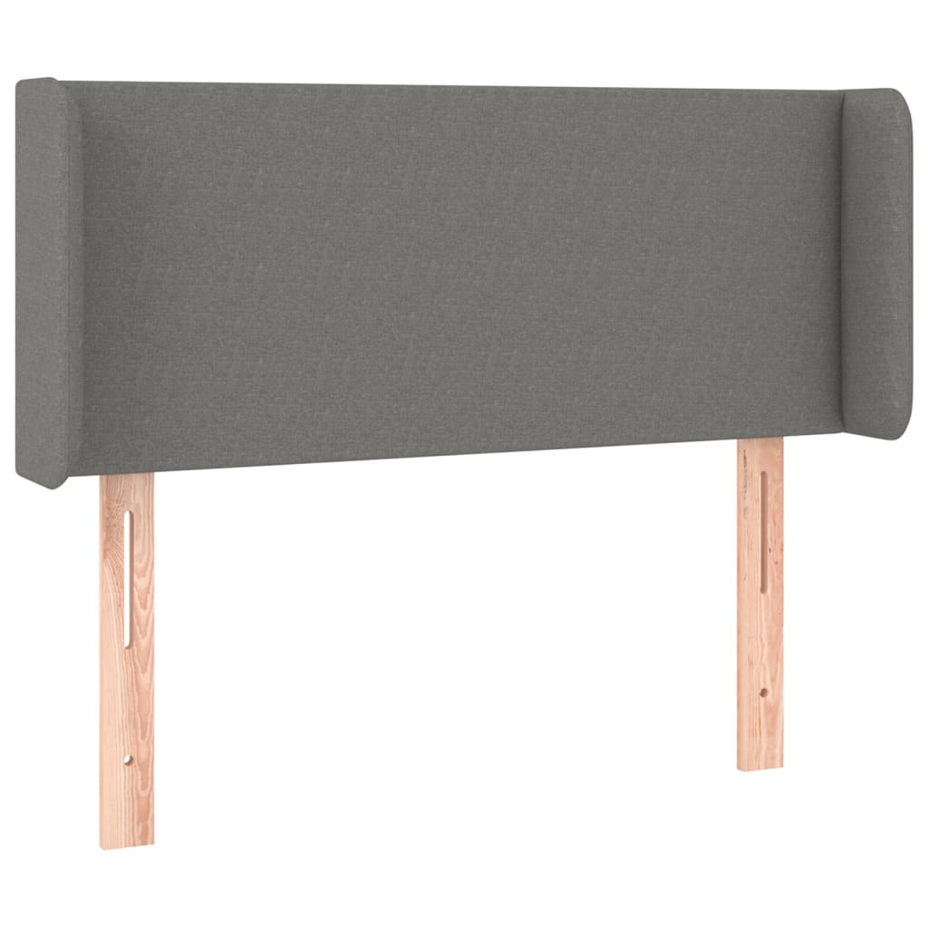 LED uzglavlje tamnosivo 103x16x78/88 cm od tkanine