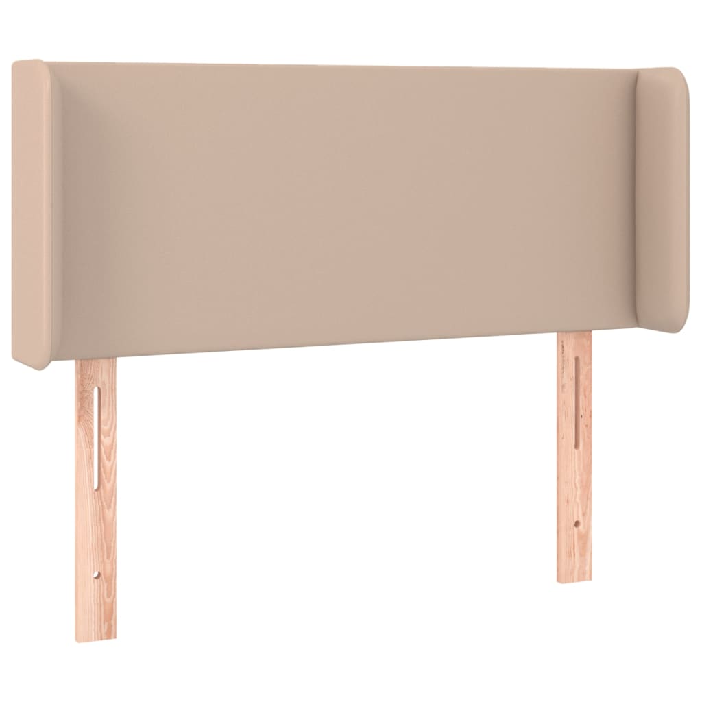 LED uzglavlje boja cappuccina 83x16x78/88 cm od umjetne kože