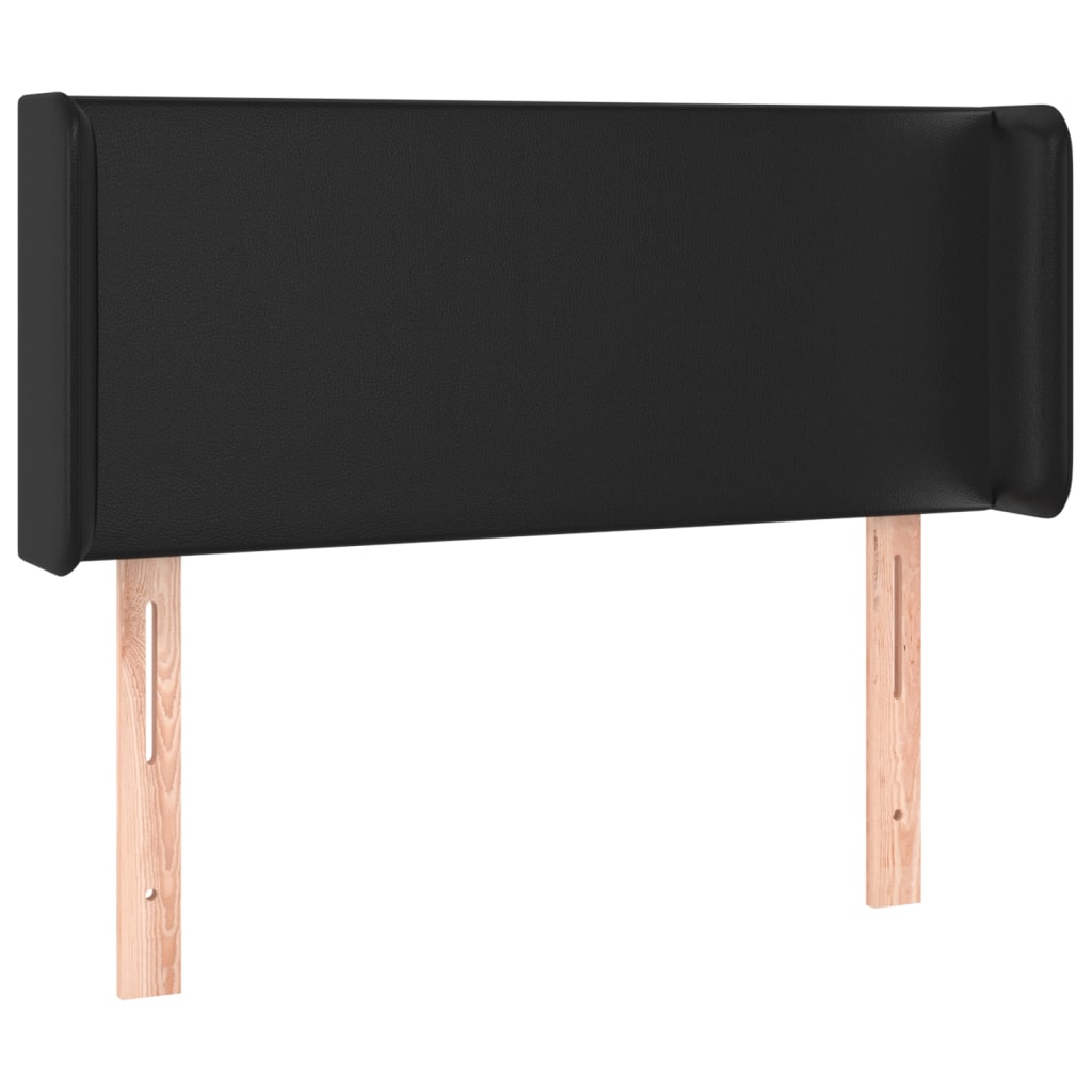 LED uzglavlje crno 93x16x78/88 cm od umjetne kože