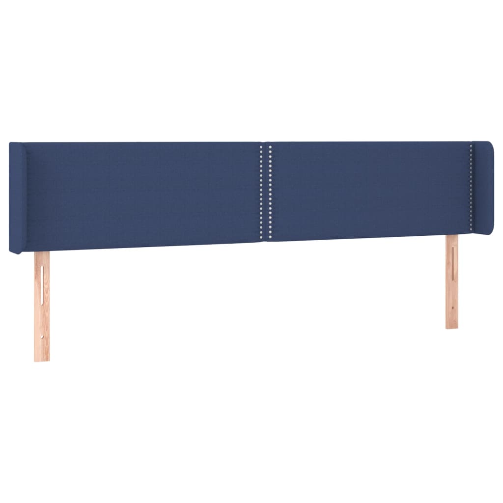 LED uzglavlje plavo 183x16x78/88 cm od tkanine