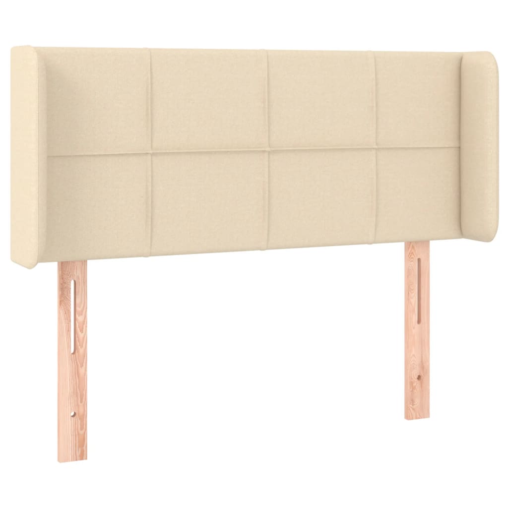 LED uzglavlje krem 103x16x78/88 cm od tkanine