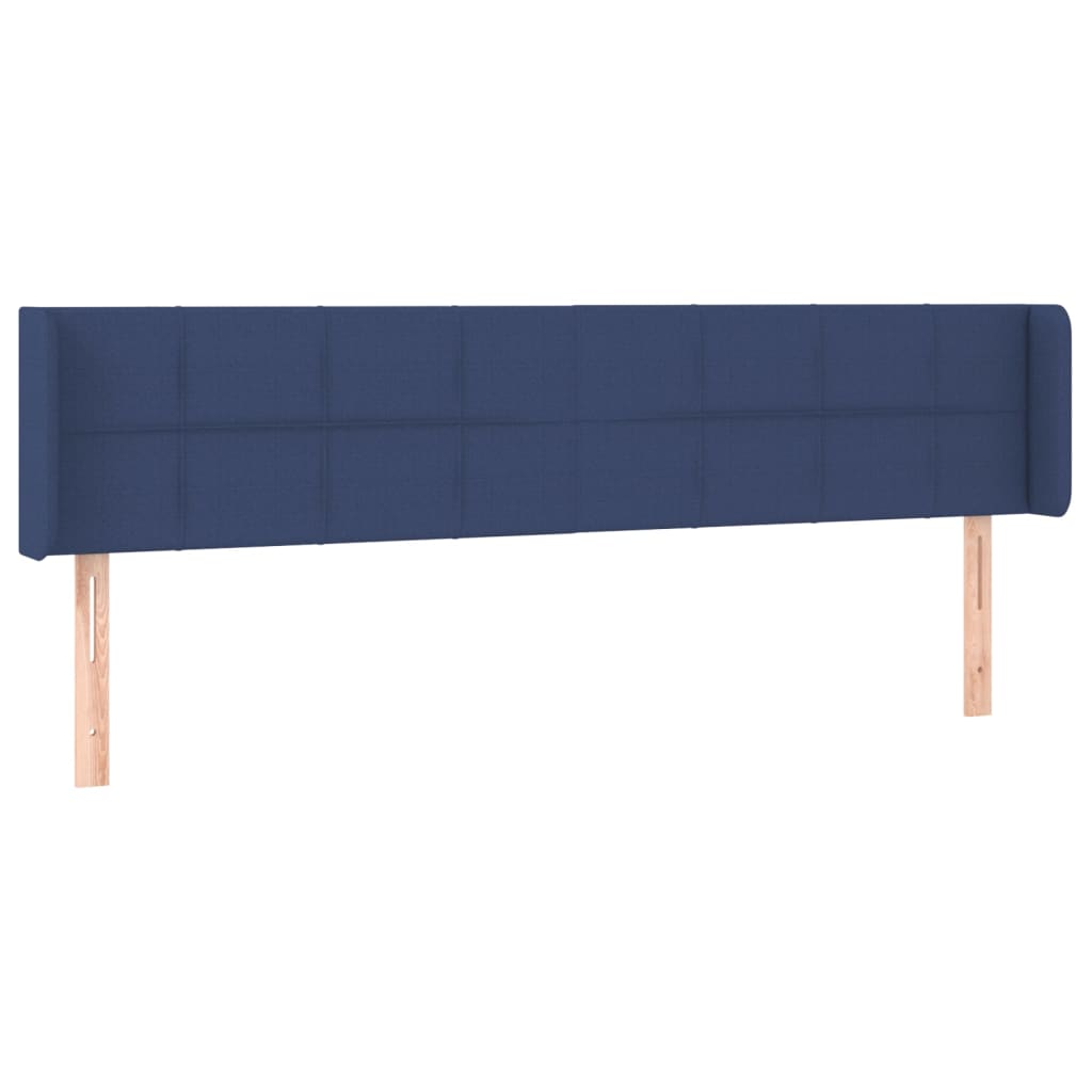 LED uzglavlje plavo 183x16x78/88 cm od tkanine