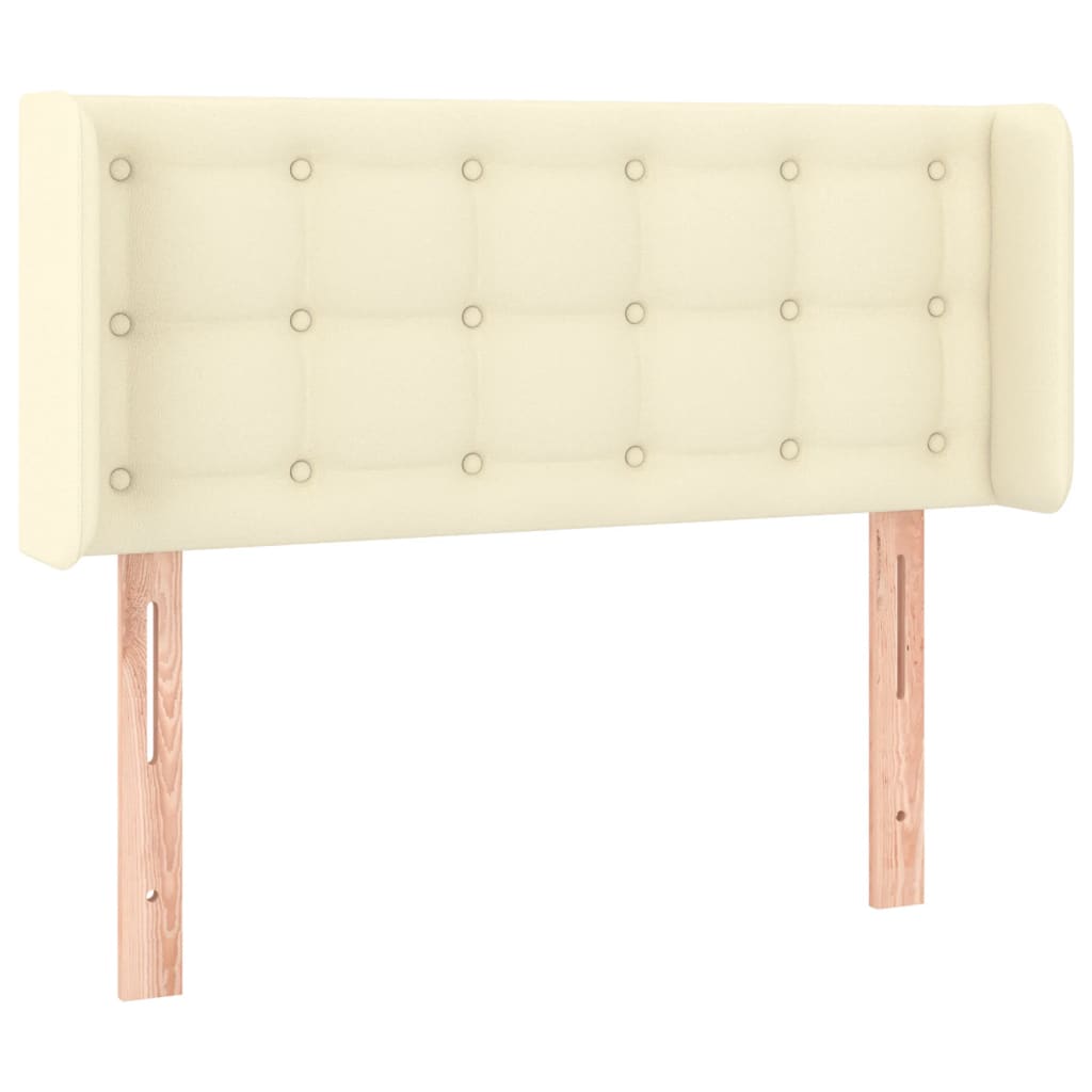 LED uzglavlje krem 93x16x78/88 cm od umjetne kože