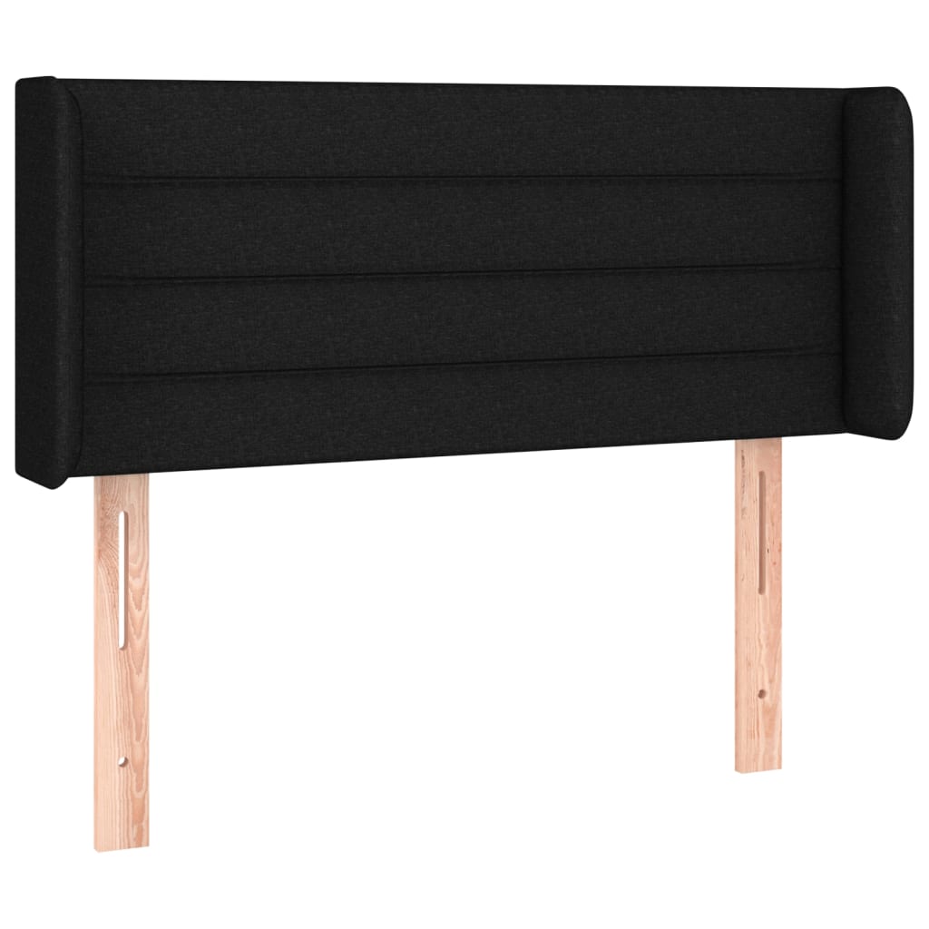 LED uzglavlje crno 103x16x78/88 cm od tkanine