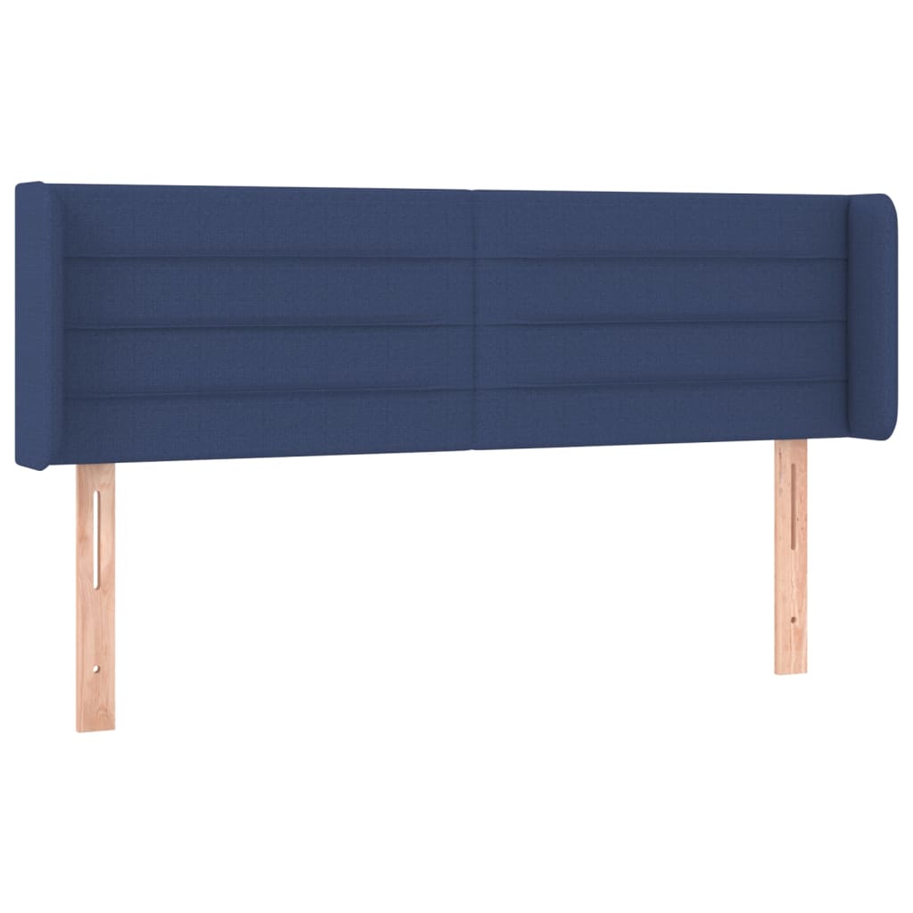 LED uzglavlje plavo 147x16x78/88 cm od tkanine