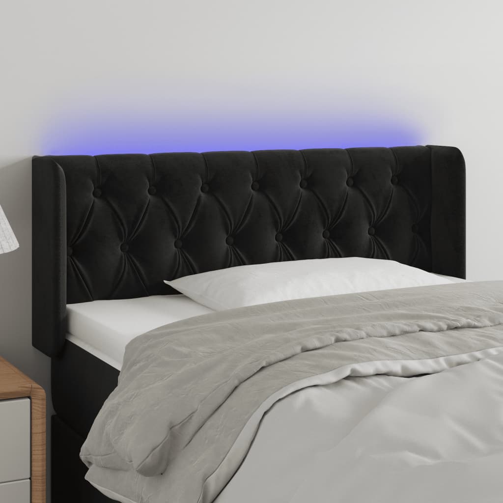 LED uzglavlje baršunasto