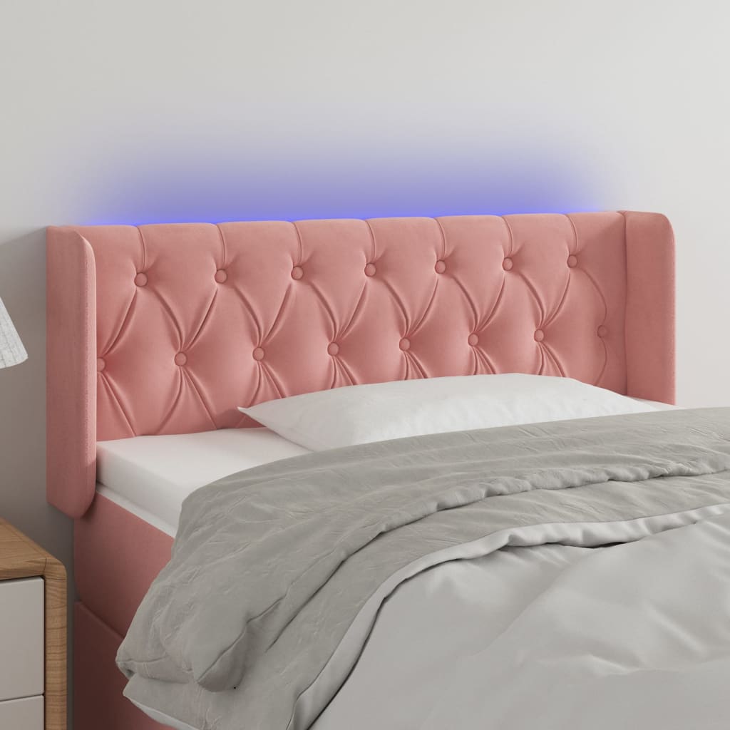 LED uzglavlje baršunasto