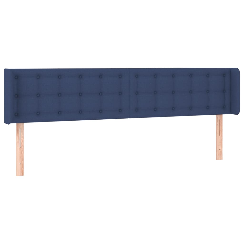 LED uzglavlje plavo 163x16x78/88 cm od tkanine