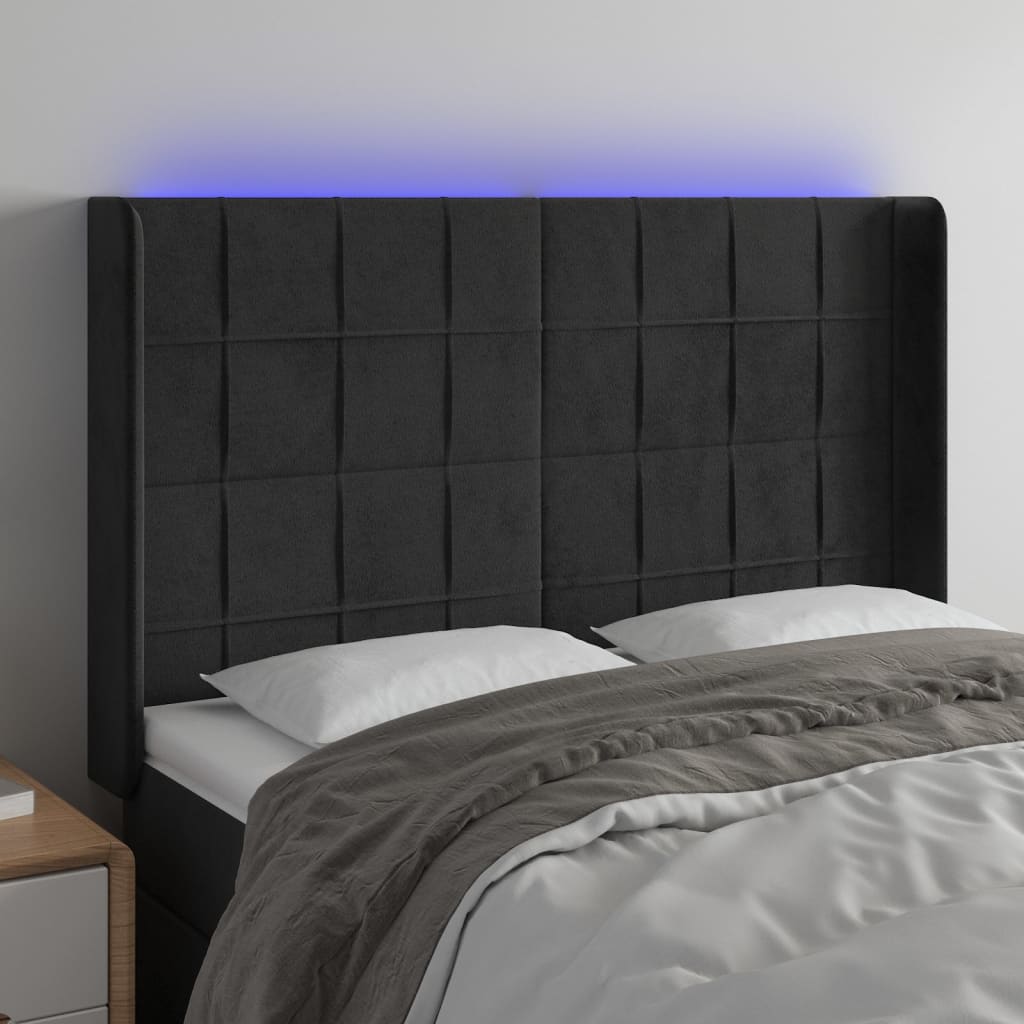 LED uzglavlje baršunasto