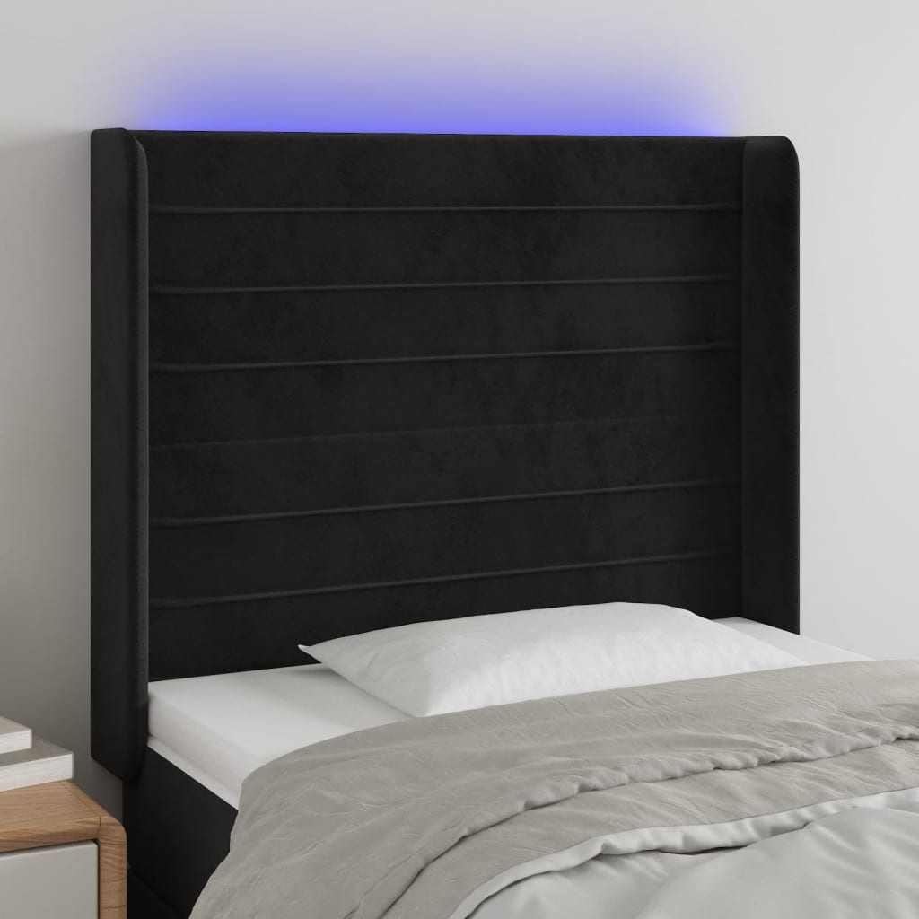LED uzglavlje baršunasto