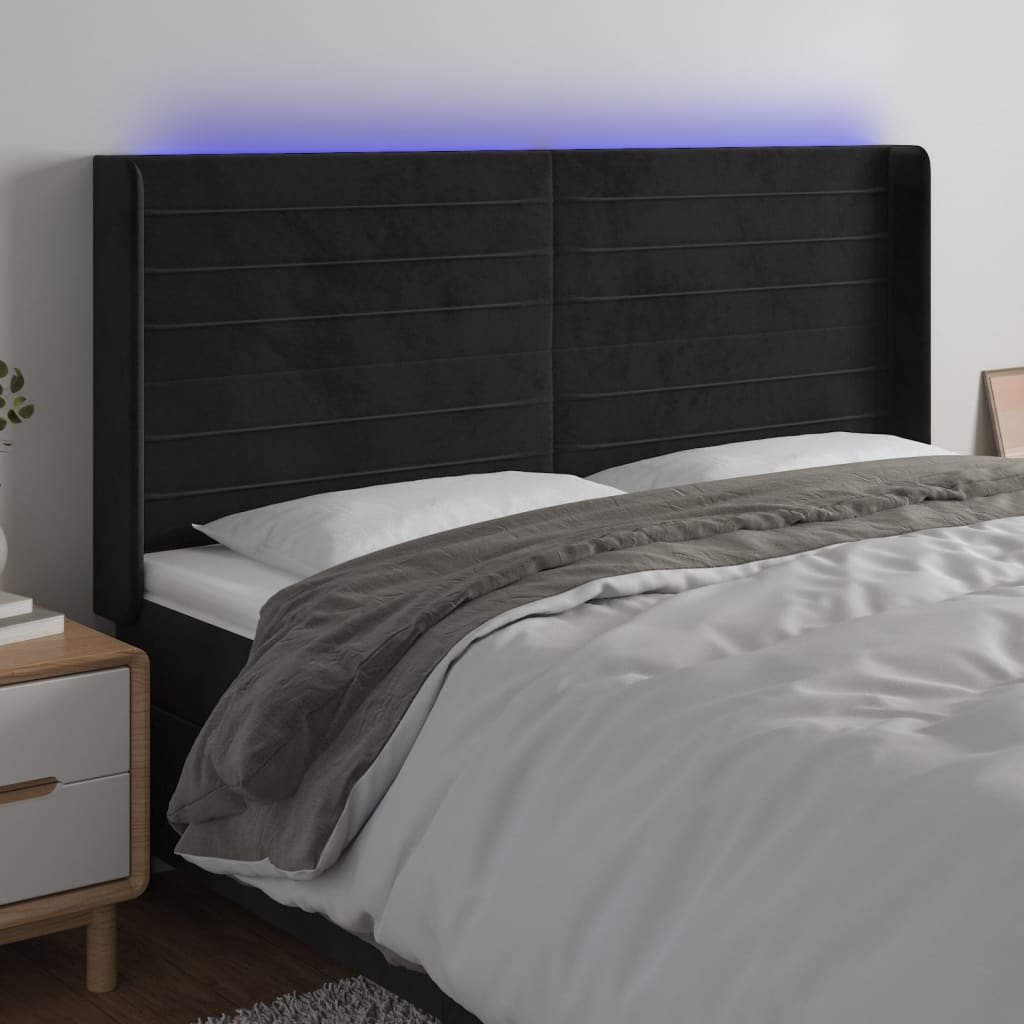 LED uzglavlje baršunasto